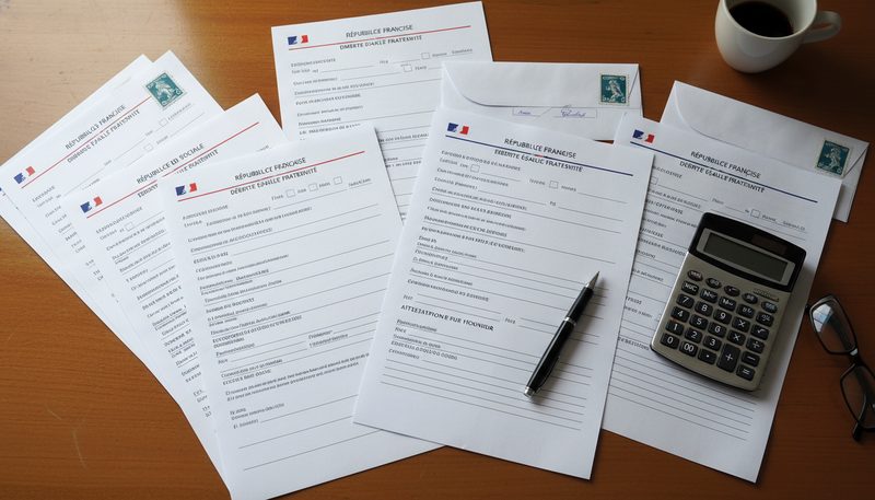 Formulaires et documents administratifs pour la demande ASH 2026
