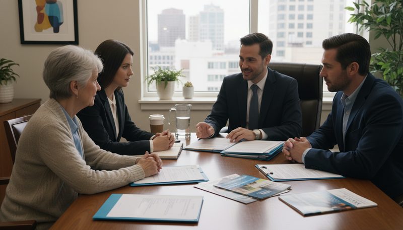 Entretien avec une assistante sociale pour un placement en EHPAD