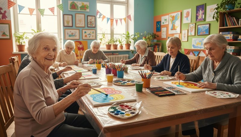 Activités d animation et art-thérapie en EHPAD