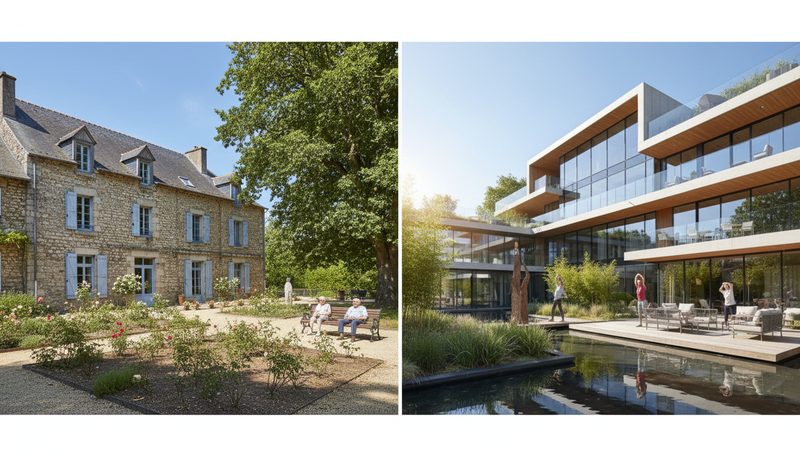 Comparaison EHPAD public et EHPAD privé en France