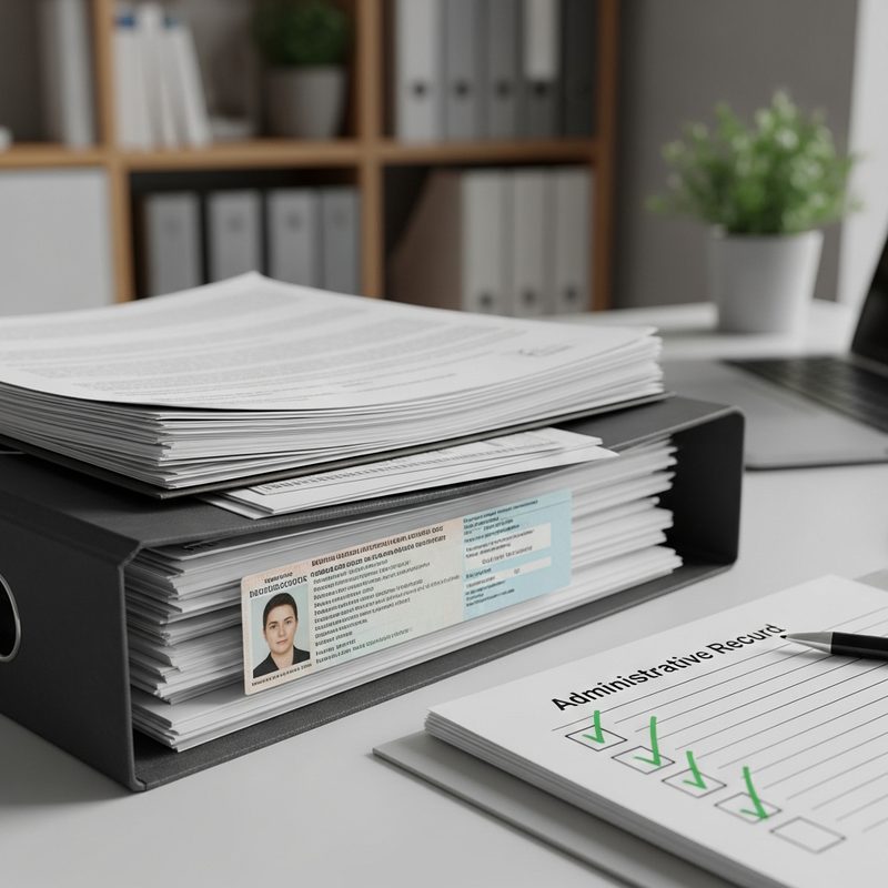 Dossier d'admission EHPAD avec les documents nécessaires