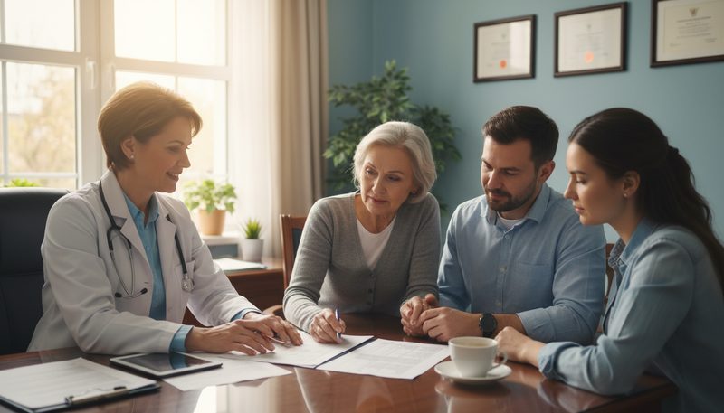 Discussion du résultat GIR entre médecin, équipe soignante et famille
