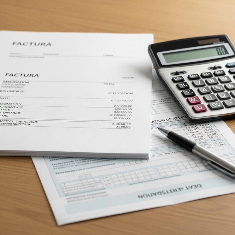 Documents administratifs liés au calcul de l'obligation alimentaire