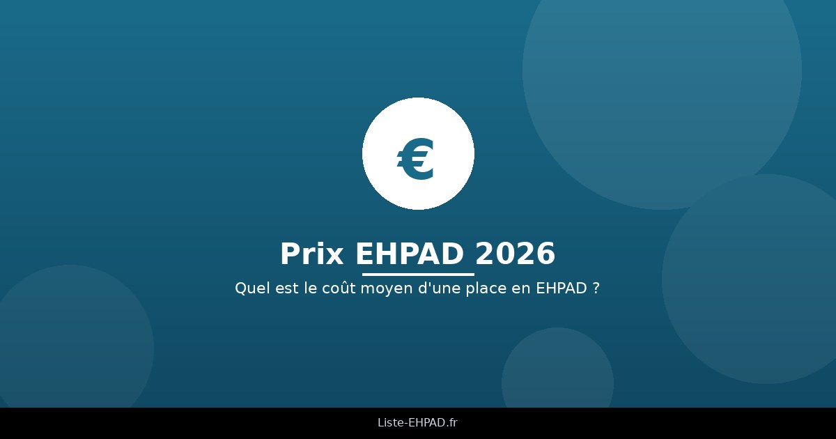Prix EHPAD 2026