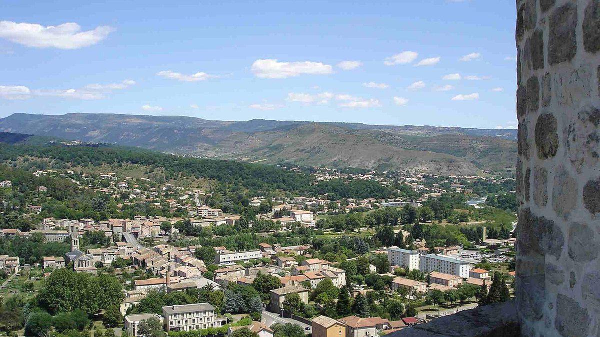 Aubenas - Vue depuis les remparts