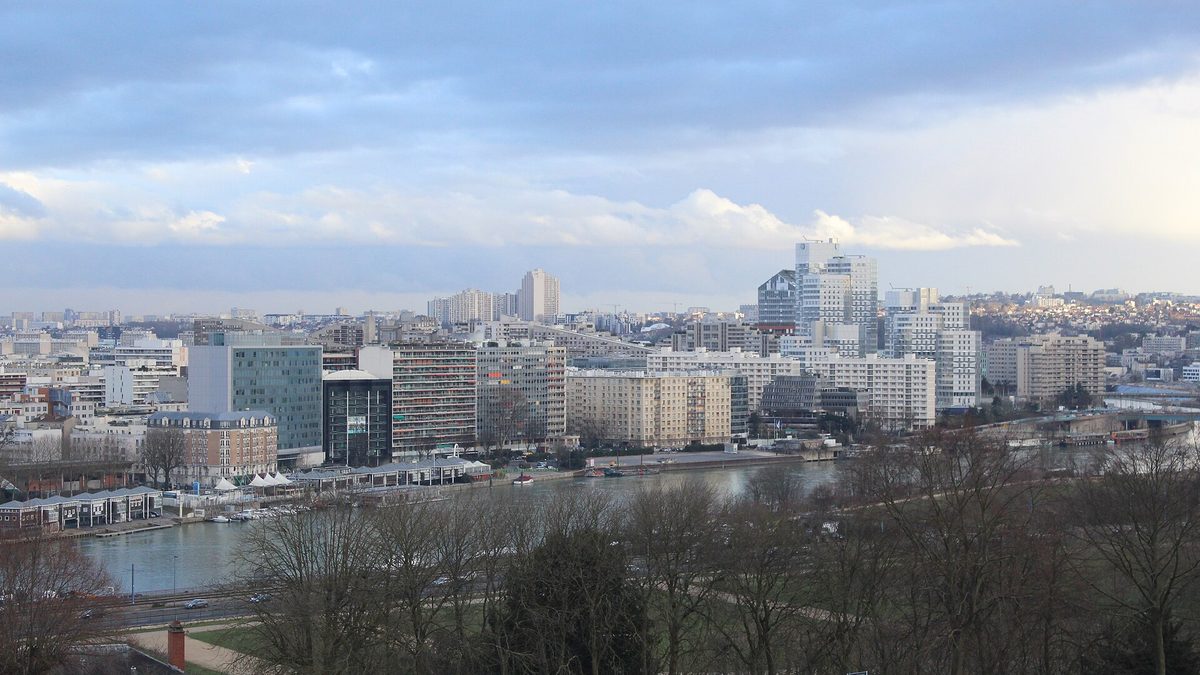 Vue depuis St Cloud Sud Ouest Boulogne Billancourt