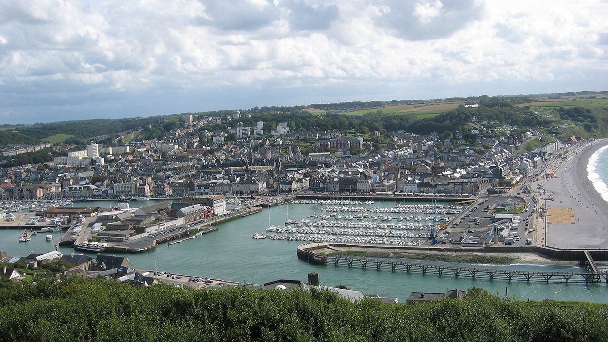 Vue de Fécamp