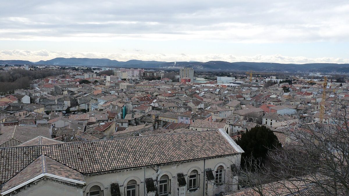 Montélimar vue sud-ouest