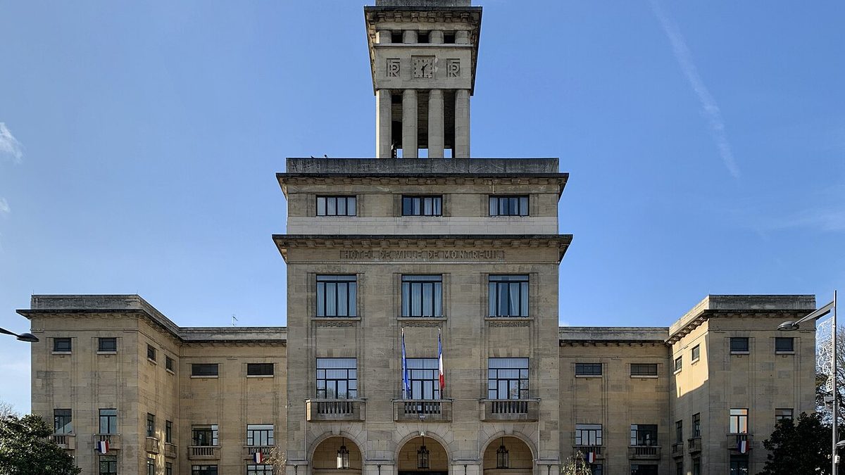 L'hôtel de ville de Montreuil