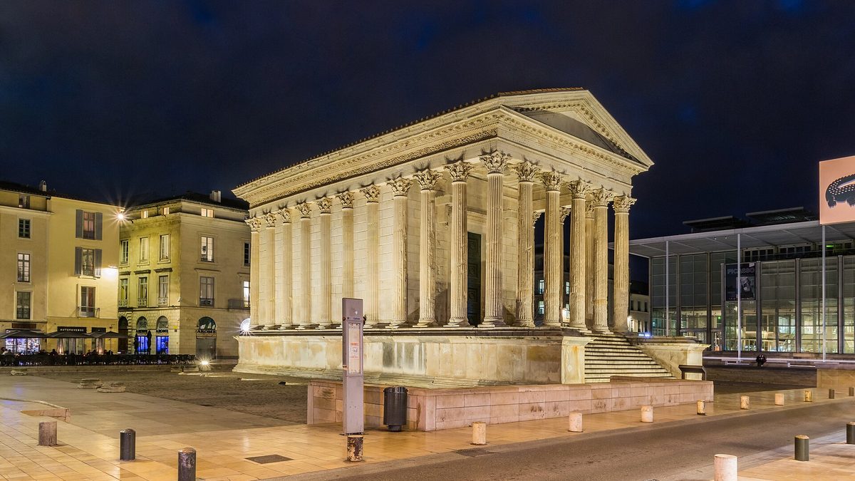 Vue de Nîmes