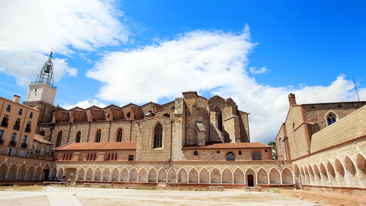 Cour du Campo Santo, à Perpignan