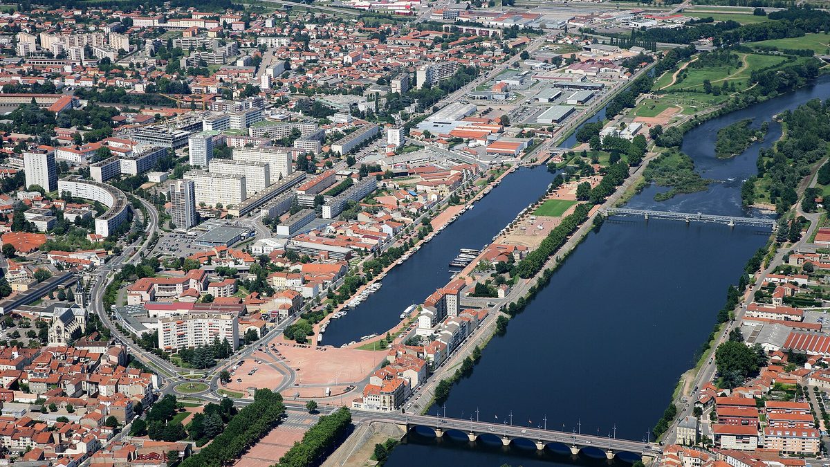 Roanne Vue du Ciel