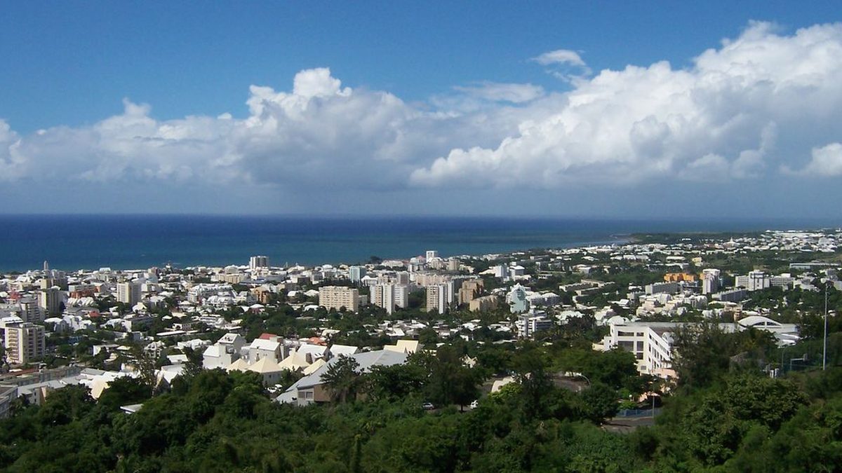 Vue de Saint-Denis, à La Réunion