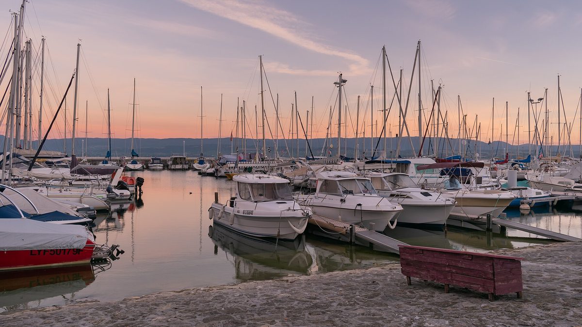 Port de Rives in Thonon-les-Bains