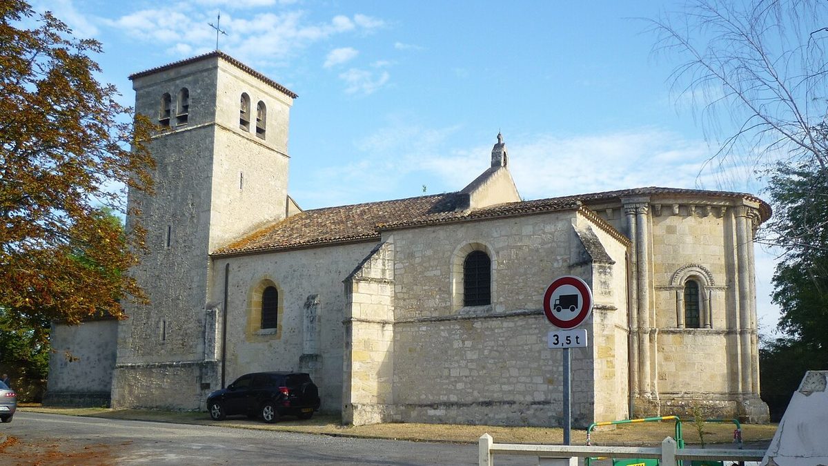 Église Saint-Martin de Villenave-d'Ornon vue rue