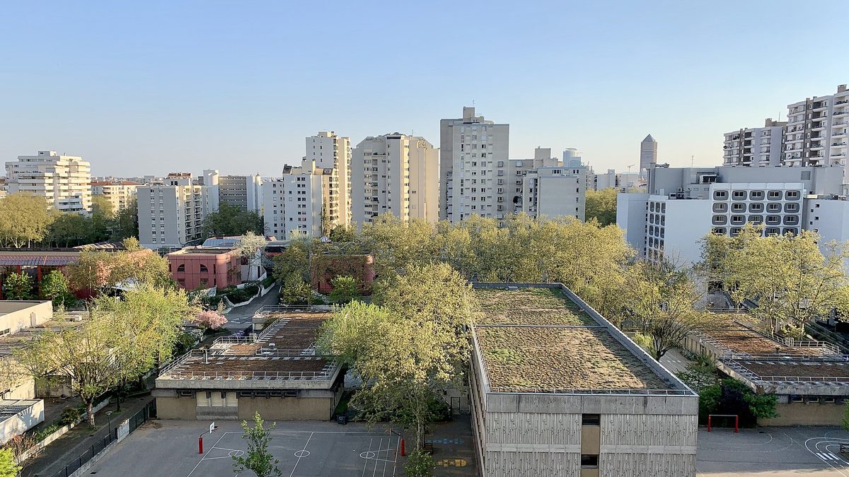 Vue de Villeurbanne